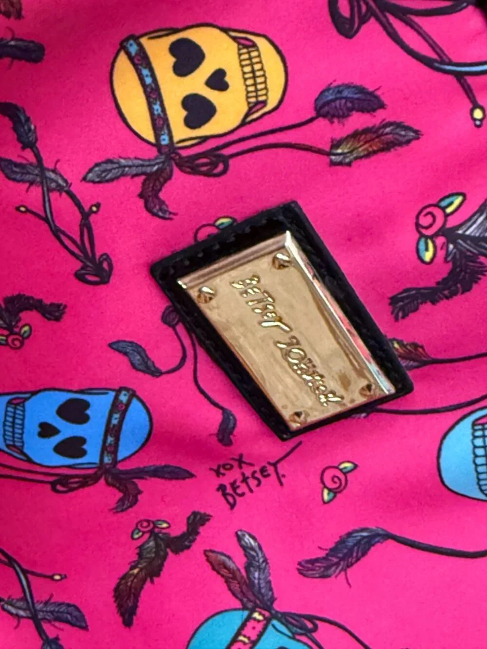 Betsey Johnson Sugar Skull Handbag